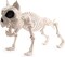 Halloween Poseable Puppy Skeleton Pose-N-Stay Plastic Dog Bones for Halloween Indoor Outdoor Decor Spooky Scene Party Favors Decor